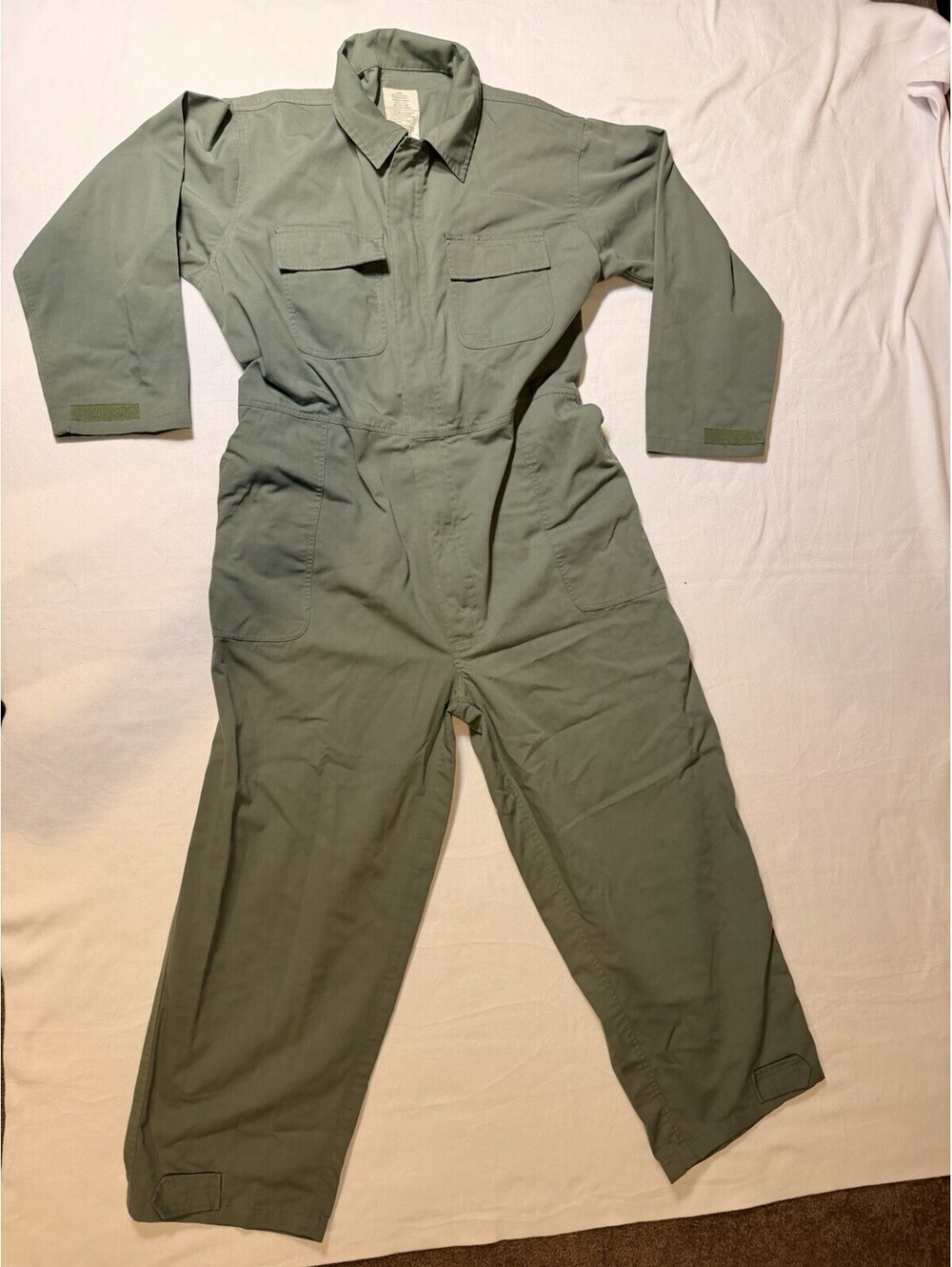 Action Force apparel Military Coveralls SageGreen SZ XL NWOT